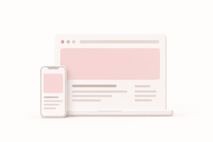 独自ドメインの店舗公式サイトと構造化データのイメージ